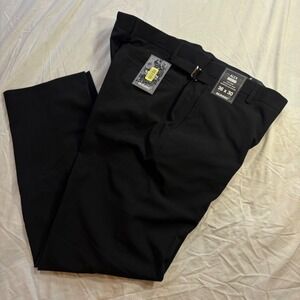Murano Alex Slim Fit Black Dress Pants Flat Front Mens Size 36x30 New